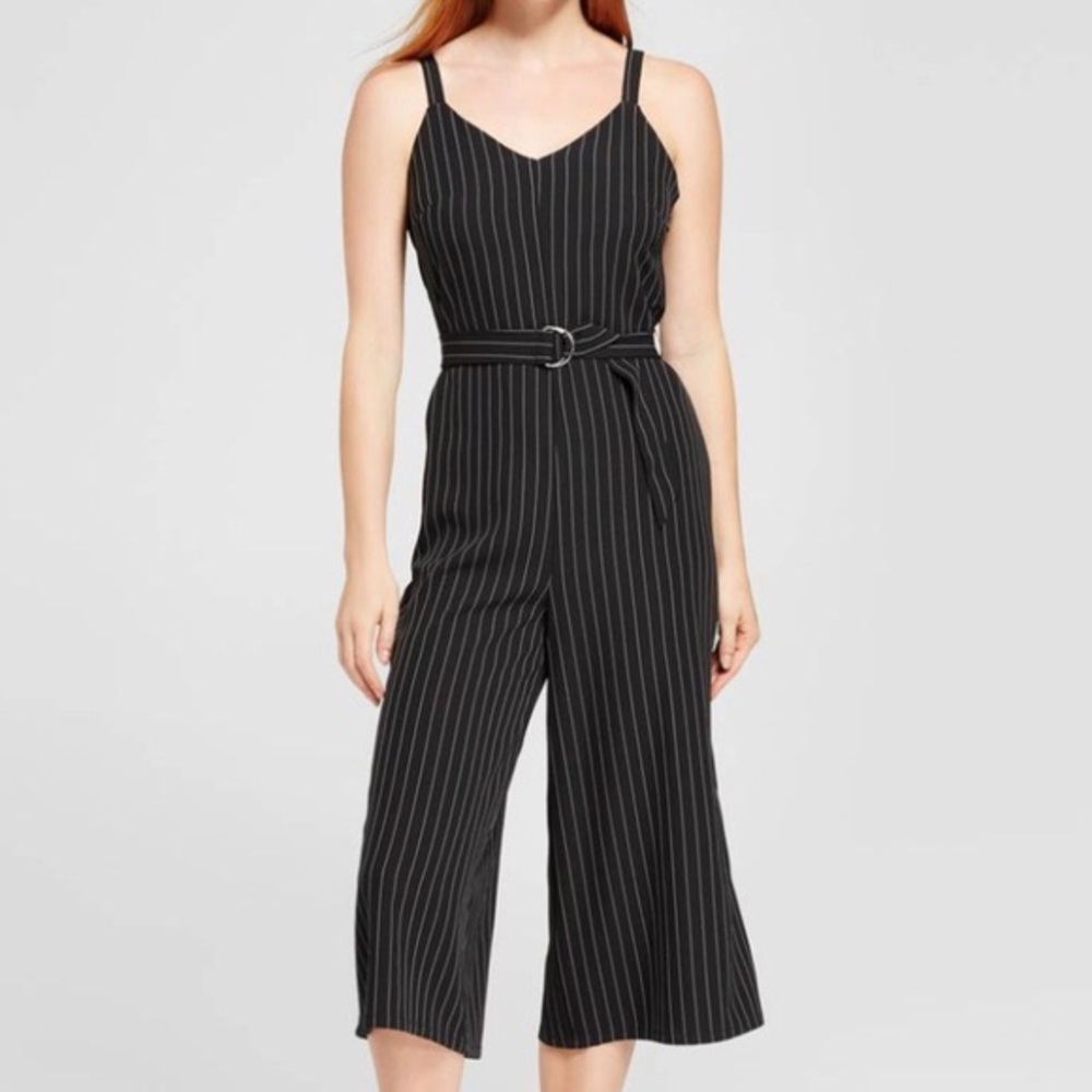 Pinstripe jumpsuit